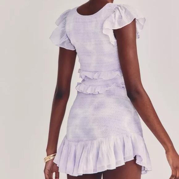 LoveShackFancy Sonara Mini Dress Size Small - Picture 2 of 10